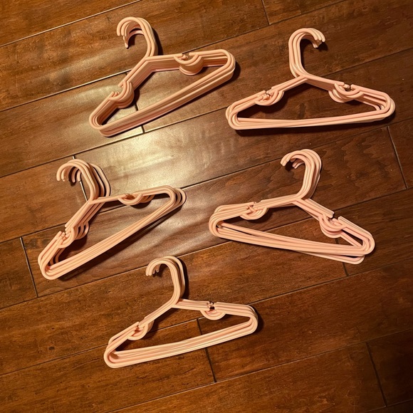 Target Other Pack 5 Infanttoddler Plastic Hangers Poshmark